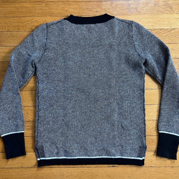 J Crew Limited-edition 100% Cashmere crewneck sweater bird's-eye stitch - Picture 2 of 4